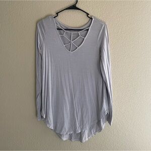 Women’s American Eagle Soft and Sexy Top - Light purple/gray